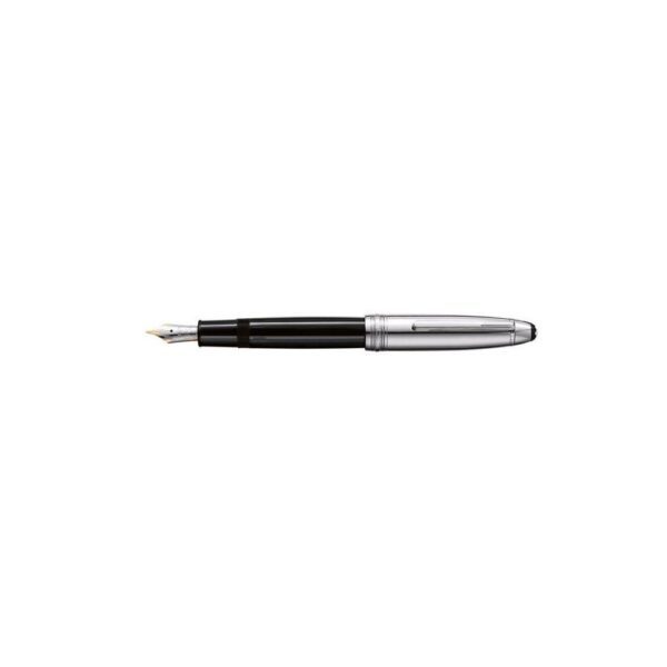 Mont Blanc 3997 Meisterstuck Solitaire Doue Steel Platinum LeGrand Fountain Pen