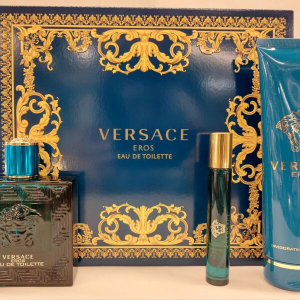 Versace - Eros EDT Gift SET ( + Shower Gel + 10ml )